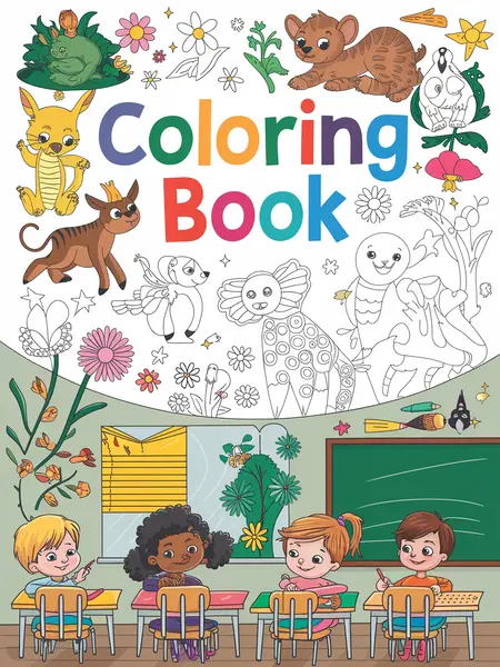 a-coloring-book-for-kids coloring book