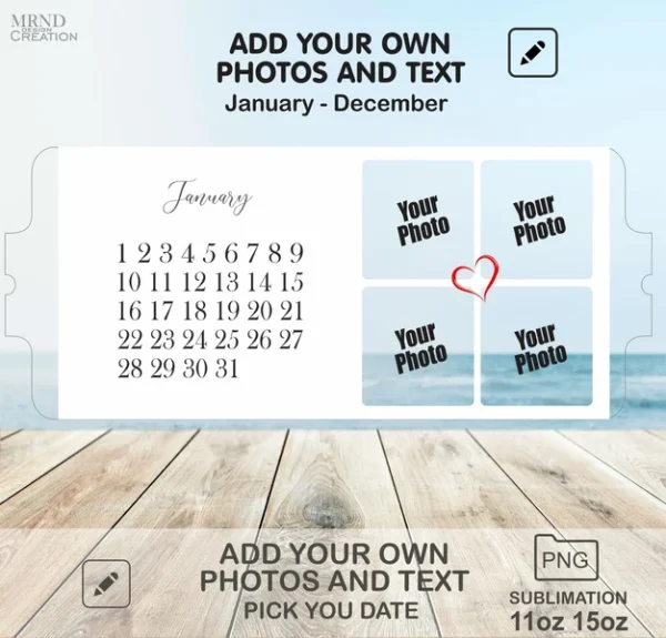 mug11oz_013(3) Personalized Photo Calendar Mug