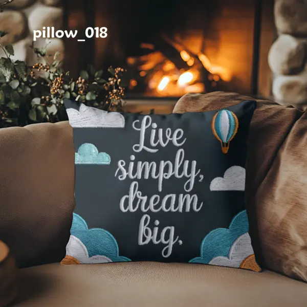pillow_018(2) Live Simply Dream Big