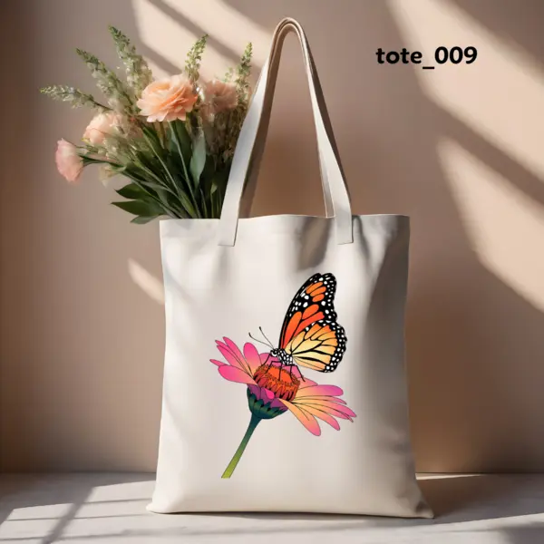tote_009(1) butterfly on flower