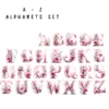 Alphabet Pink Floral