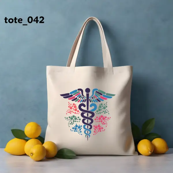 tote_042 (2) Medical Symbol: Caduceus